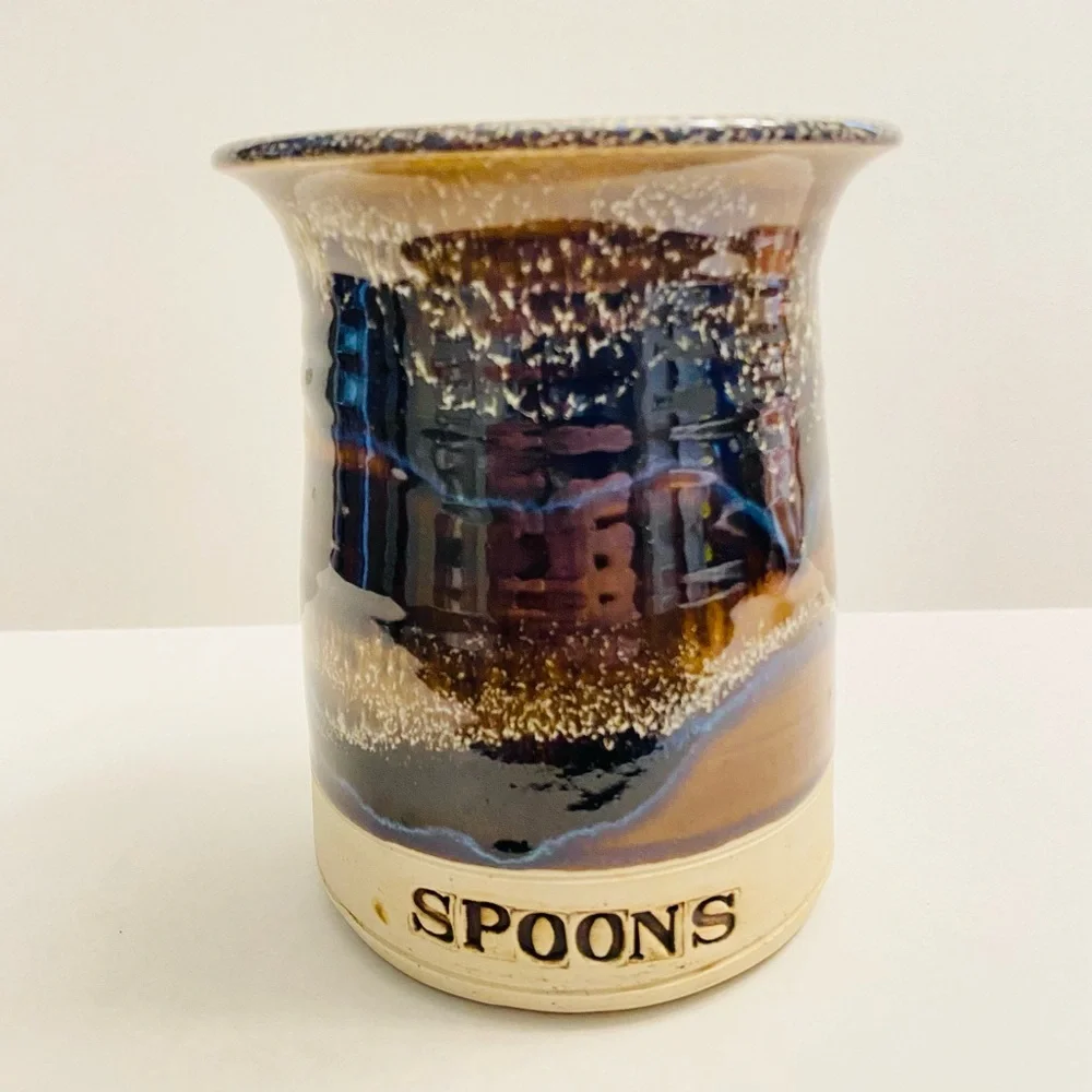 Handcrafted Ceramic Spoon Holder